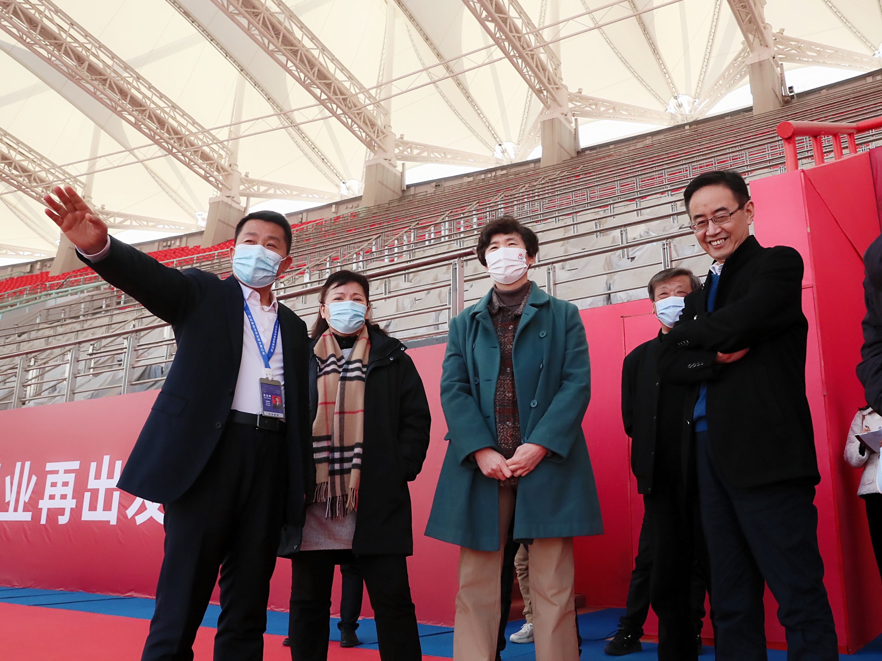 邱汝來公司調研第八屆全國大眾冰雪季啟動儀式會場、賽事場館籌備等工作
