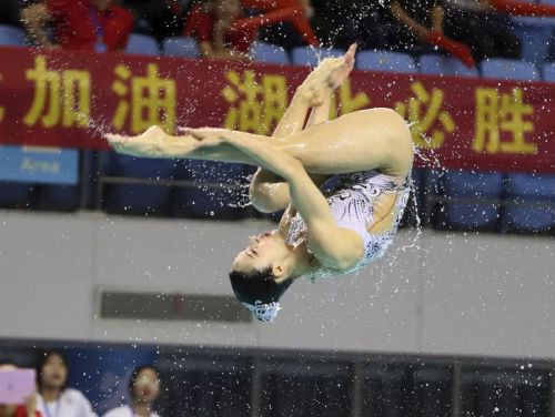 “水上芭蕾”究竟有多美？全國花樣游泳錦標賽武漢“綻放”（附精美圖集）(圖10)