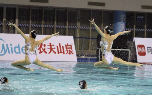 “水上芭蕾”究竟有多美？全國花樣游泳錦標賽武漢“綻放”（附精美圖集）(圖11)