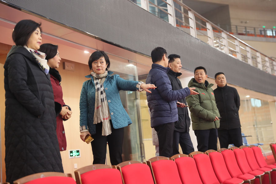 劉誓?？疾煳錆h體育中心 要求加強場館賽后利用(圖4)